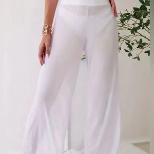 Women’s see-through pantssheer pants Y2K  2000s revival Clubwear Rave style Sz L